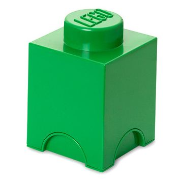 LEGO® Cutie depozitare LEGO 1x1 verde inchis