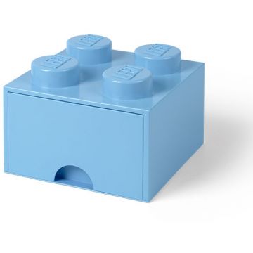 LEGO® Cutie depozitare LEGO 2x2 cu sertar, albastru deschis (40051736)