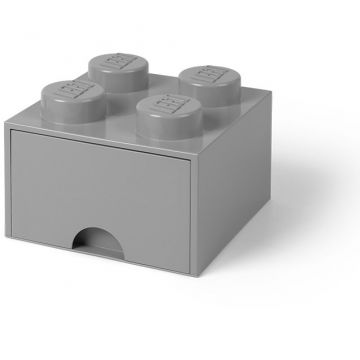 LEGO® Cutie depozitare LEGO 2x2 cu sertar, gri (40051740)