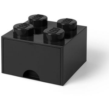 LEGO® Cutie depozitare LEGO 2x2 cu sertar, negru (40051733)