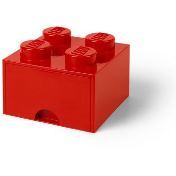 LEGO® Cutie depozitare LEGO 2x2 cu sertar, rosu (40051730)