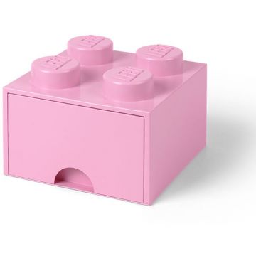 LEGO® Cutie depozitare LEGO 2x2 cu sertar, roz (40051738)