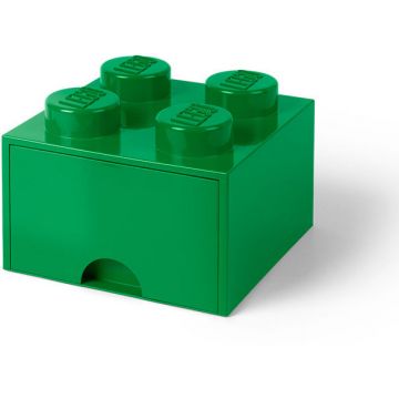 LEGO® Cutie depozitare LEGO 2x2 cu sertar, verde (40051734)