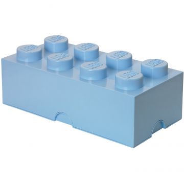 LEGO® Cutie depozitare LEGO 2x4 albastru deschis (40041736)