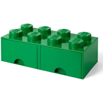 LEGO® Cutie depozitare LEGO 2x4 cu sertare, verde (40061734)