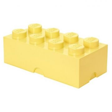 LEGO® Cutie depozitare LEGO 2x4 galben deschis (40041732)