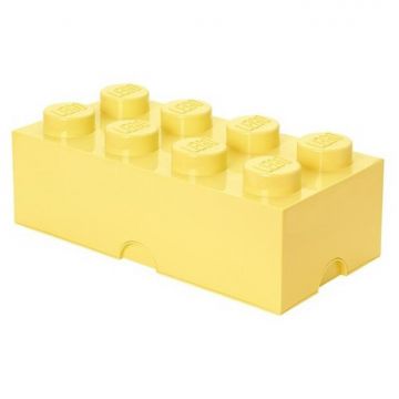 LEGO® Cutie depozitare LEGO 2x4 - Galben deschis 40041741