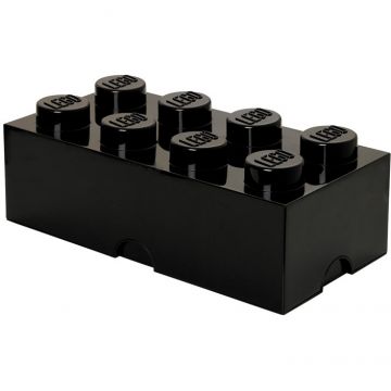 LEGO® Cutie depozitare LEGO 2x4 negru (40041733)