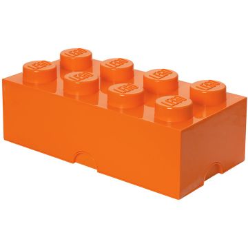 LEGO® Cutie depozitare LEGO 2x4 portocaliu (40041760)