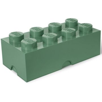 LEGO® Cutie depozitare LEGO 2x4 verde masliniu (40041747)