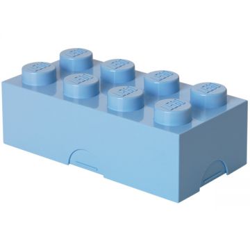 LEGO® Cutie sandwich LEGO 2x4 albastru deschis