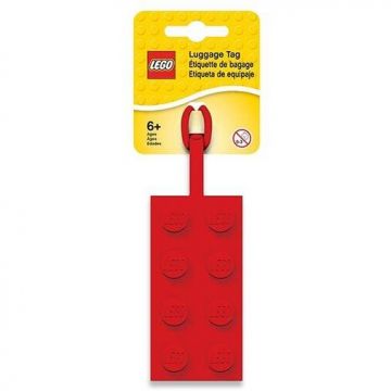 LEGO® Etichetă LEGO Iconic 2x4 Red Cube Bag Marker (52002)