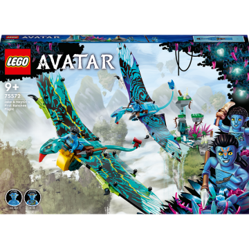 LEGO® LEGO® Avatar Primul zbor cu Banshee-ul lui Jake si Neytiri 75572, 572 piese