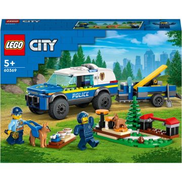 LEGO® LEGO® City - Antrenament canin al politiei mobile 60369, 197 piese