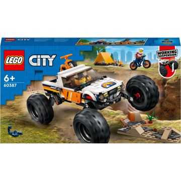 LEGO® LEGO® City - Aventuri off road cu vehicul 4x4 60387, 252 piese