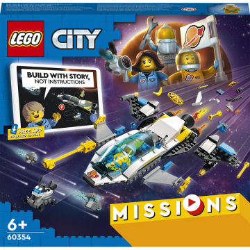 LEGO® LEGO® City - Misiuni de explorare spatiala pe Marte 60354, 298 piese