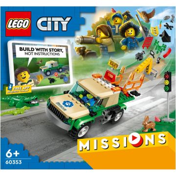 LEGO® LEGO® City - Misiuni de salvare a animalelor salbatice 60353, 246 piese