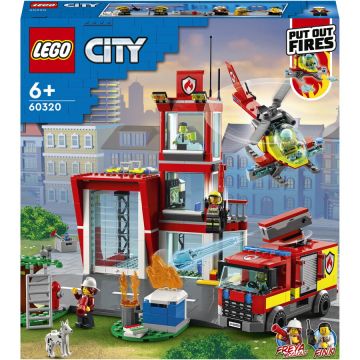LEGO® LEGO® City - Remiza de pompieri 60320, 540 piese