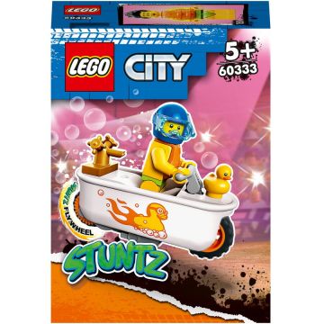 LEGO® LEGO® City Stuntz - Motocicleta de cascadorii cu cada 60333, 14 piese