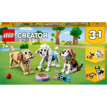 LEGO® LEGO® Creator 3 in 1 - Caini adorabili 31137, 475 piese