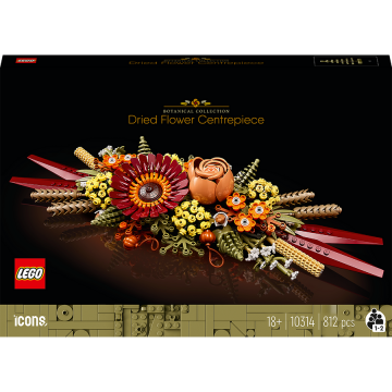 LEGO® LEGO® Creator Expert - Ornament din flori uscate 10314, 812 piese