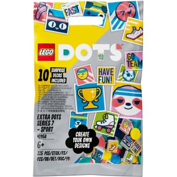 LEGO® LEGO® DOTS - Extra Seria 7 - SPORT 41958, 115 piese