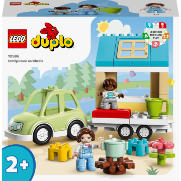 LEGO® LEGO® DUPLO - Casa de familie pe roti 10986, 31 piese