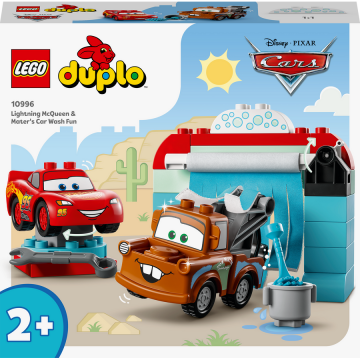 LEGO® LEGO® DUPLO - Distractie la spalatorie cu Fulger McQueen si Bucsa 10996, 29 piese