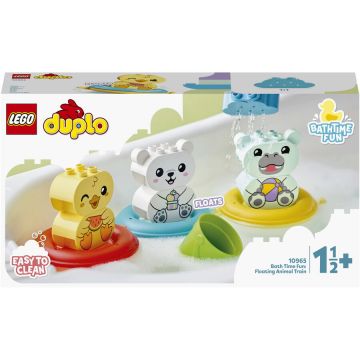 LEGO® LEGO® DUPLO - Prima mea distractie la baie: Tren cu animale plutitoare 10965, 14 piese