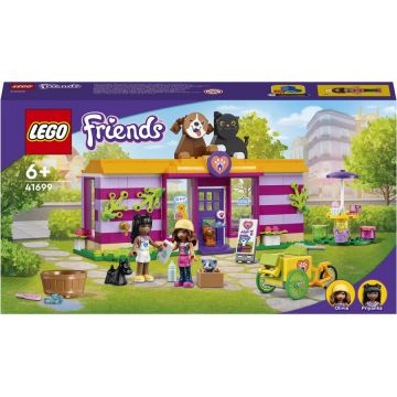 LEGO® LEGO® Friends - Cafeneaua de la adapostul pentru adoptia animalutelor 41699, 292 piese