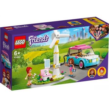 LEGO® LEGO Friends: Masina electrica a Oliviei 41443, 6 ani+, 183 piese