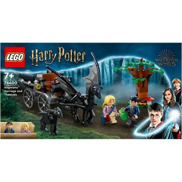 LEGO® LEGO® Harry Potter™ - Trasura si caii Thestral de la Hogwarts™ 76400, 121 piese