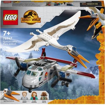 LEGO® LEGO® Jurassic World - World Ambuscada avionului de către Quetzalcoatlus 76947, 306 piese