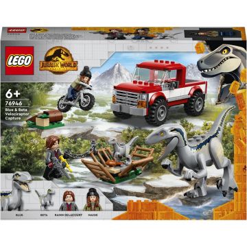 LEGO® LEGO® Jurassic World - World Capturarea Velociraptorilor Blue și Beta 76946, 181 piese