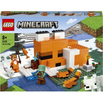 LEGO® LEGO® Minecraft - Vizuina vulpilor 21178, 193 piese