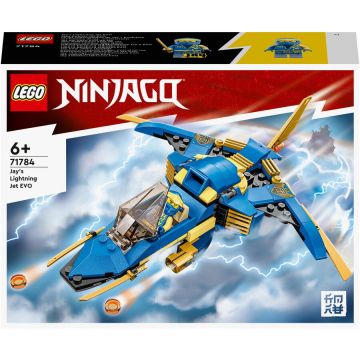 LEGO® LEGO® Ninjago - Avionul cu reactie Fulger EVO al lui Jay 71784, 146 piese