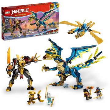 LEGO® LEGO® Ninjago - Dragonul stihie vs. robotul imparatesei 71796, 1038 piese