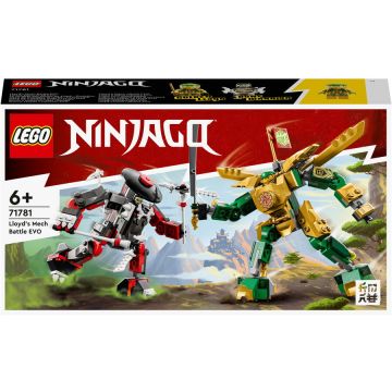 LEGO® LEGO® Ninjago - Lupta cu robotul EVO al lui Lloyd 71781, 223 piese