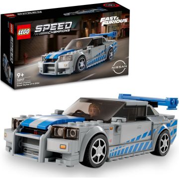 LEGO® LEGO® Speed Champions - Nissan Skyline GT-R (R34) Mai furios, mai iute 76917, 319 piese