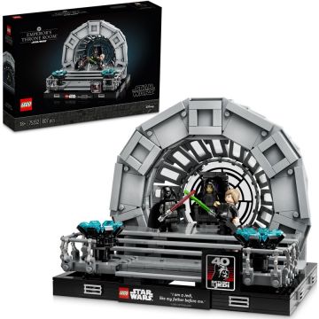 LEGO® LEGO® Star Wars™ - Diorama Sala tronului imparatului 75352, 807 piese
