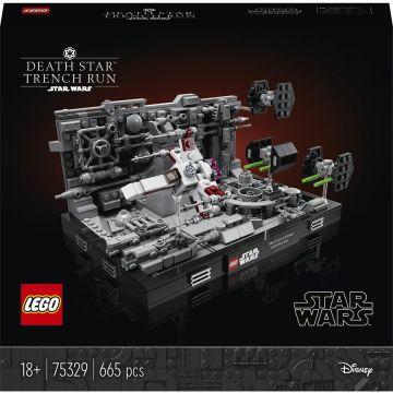 LEGO® LEGO® Star Wars™ - Diorama zborului prin transeele de pe Death Star™ 75329, 665 piese