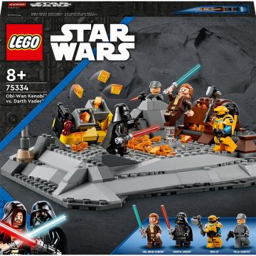 LEGO® LEGO® Star Wars™ - Obi-Wan Kenobi™ vs. Darth Vader™ 75334, 408 piese
