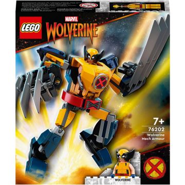 LEGO® LEGO® Super Heroes - Armura de robot a lui Wolverine 76202, 142 piese