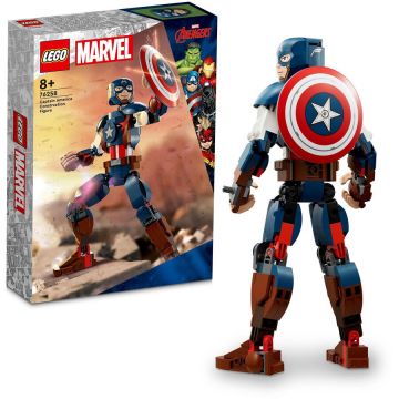 LEGO® LEGO® Super Heroes - Figurina de constructie Captain America 76258, 310 piese