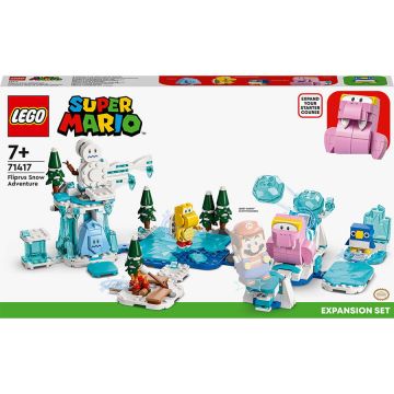 LEGO® LEGO Super Mario: Set de extindere Morsel si aventura lui in zapada 71417, 7 ani+, 567 piese