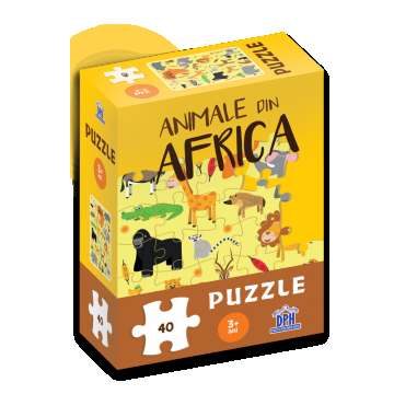 Animale din Africa: Puzzle