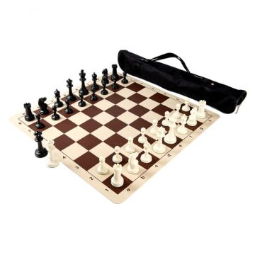 Combo Master: Piese Staunton 6 Master + Tabla vinil+ Geanta