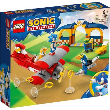 LEGO® Sonic The Hedgehog - Atelierul lui Tails si avion Tornado (76991)