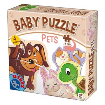 Puzzle educativ Baby Puzzle- animale de companie