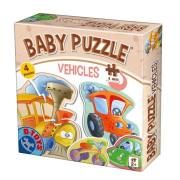 Puzzle educativ Baby Puzzle,mijloace de transport